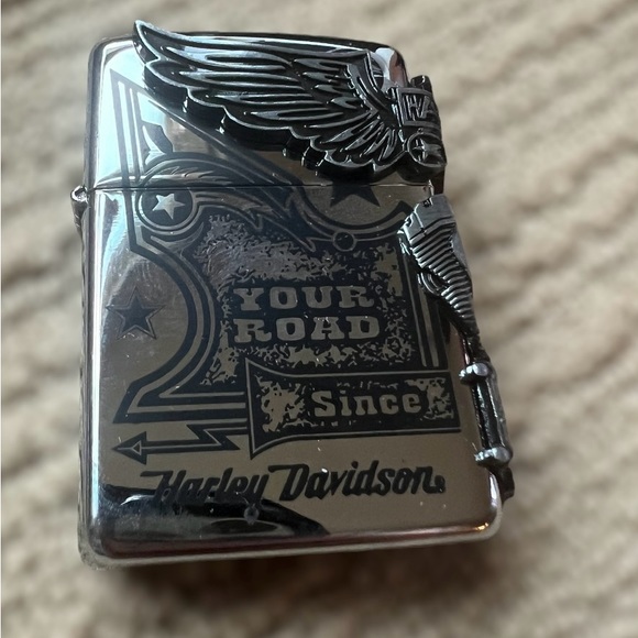 Harley Davidson Lighter Silver New - Picture 6 of 6